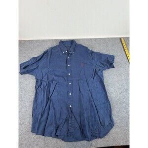 Ralph Lauren Button-Down Shirt Embroidered Men's XL Ocean Wash